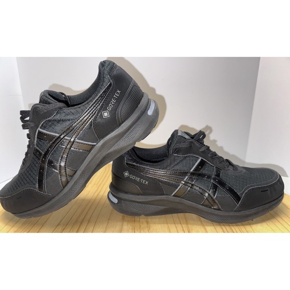 Asics Hadashiwalker GORE-TEX Black 1291A063-001 Mens Sz 7 Women's Sz 9 - Picture 1 of 8
